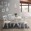 Pemberly Row Traditional Wood Top 36