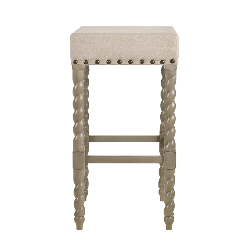 Pemberly Row Retro Solid Wood 30