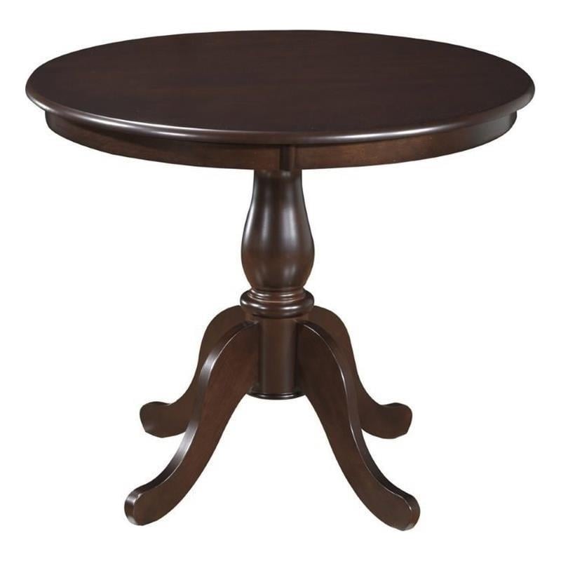 Pemberly Row Transitional Wood Top Chocolate 36