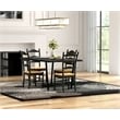 Pemberly Row Traditional styled Wood Chair in Antique Black Finish