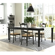 Pemberly Row Traditional styled Wood Chair in Antique Black Finish