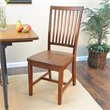 Pemberly Row Modern / Contemporary Wood Oak Finish Mission Chair