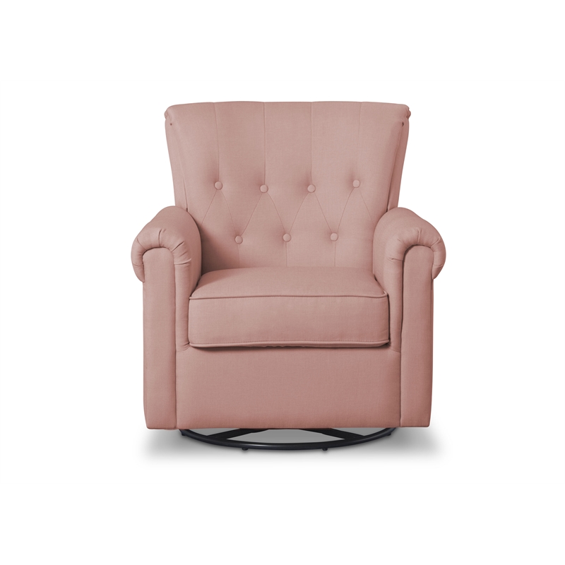 Blush pink rocking online chair