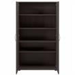 Pemberly Row Universal Tall Engineered Wood Storage Cabinet in Storm Gray