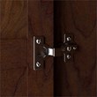 Pemberly Row Tall Storage Cabinet with Doors in Bing Cherry - Engineered Wood