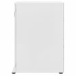 Pemberly Row Universal Floor Storage Cabinet w/ Doors in White - Engineered Wood