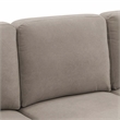 Pemberly Row Polyester Blend Fabric Left Hand Facing Sofa & Chaise in Khaki