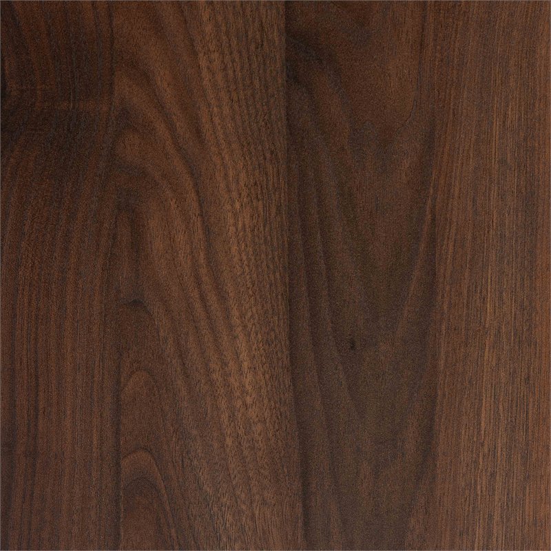 Pemberly Row Mid-Century Walnut Brown Finished Wood 6-Drawer Dresser