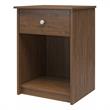 Pemberly Row Transitional Nightstand with Drawer in Walnut Finish