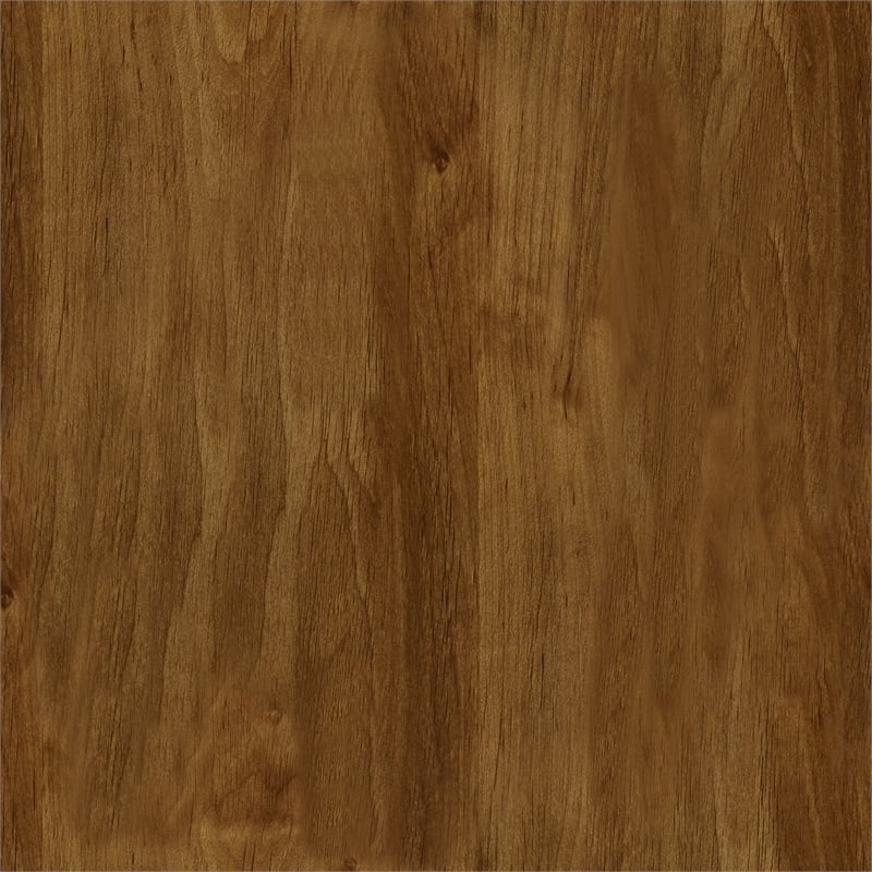 Pemberly Row Transitional Nightstand with Drawer in Brown Oak