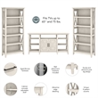 Pemberly Row Wood Tall TV Stand for TVs up to 65