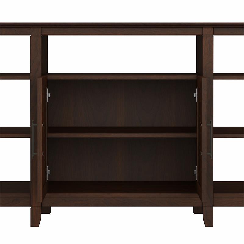Pemberly Row Wood Tall TV Stand for TVs up to 65