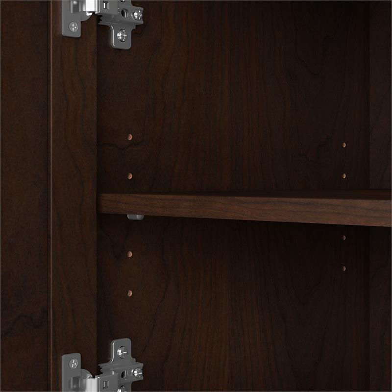 Pemberly Row Wood Tall TV Stand for TVs up to 65