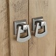 Pemberly Row Engineered Wood Kitchen Pantry Cabinet with Doors in Reclaimed Pine