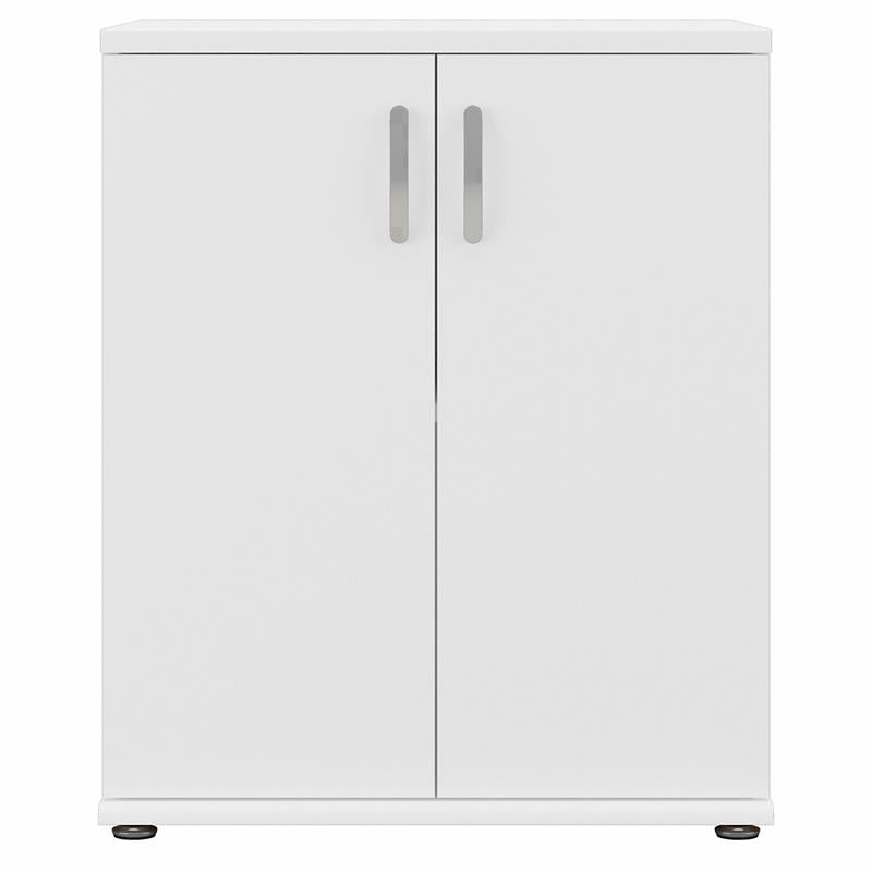 Pemberly Row Garage Storage Cabinet with Doors in White - Engineered Wood
