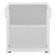 Pemberly Row Garage Storage Cabinet with Doors in White - Engineered Wood