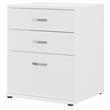 Pemberly Row Laundry Room Cabinet with Drawers in White - Engineered Wood