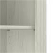 Pemberly Row Tall 5 Shelf Bookcase in Linen White Oak - Engineered Wood