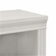 Pemberly Row Engineered Wood Tall 5 Shelf Bookcase - Set of 2 in Linen White Oak