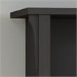 Pemberly Row Engineered Wood Hall Tree with Shoe Storage Bench in Vintage Black