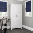 Pemberly Row Kitchen Pantry Cabinet in Pure White Oak - Engineered Wood