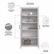 Pemberly Row Kitchen Pantry Cabinet in Pure White Oak - Engineered Wood
