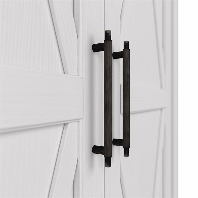 Pemberly Row Kitchen Pantry Cabinet in Pure White Oak - Engineered Wood