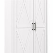 Pemberly Row Kitchen Pantry Cabinet in Pure White Oak - Engineered Wood