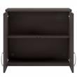 Pemberly Row Engineered Wood Laundry Room Wall Cabinet with Doors in Storm Gray