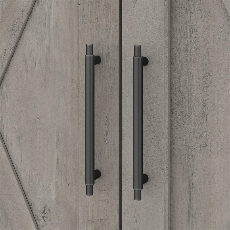 Pemberly Row Over The Toilet Storage Cabinet in Driftwood Gray - Engineered Wood