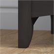 Pemberly Row Tall 5 Shelf Bookcase Set of 2 in Vintage Black - Engineered Wood