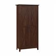 Pemberly Row Kitchen Pantry Cabinet in Cherry - Engineered Wood