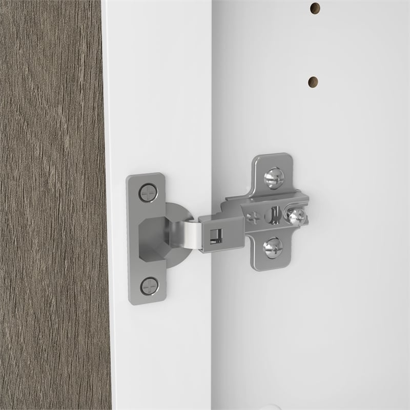 Pemberly Row Modern Wood Tall TV Stand for TVs up to 65