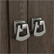 Pemberly Row Tall Storage Cabinet with Doors in Ash Brown - Engineered Wood