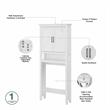 Pemberly Row Over The Toilet Storage Cabinet in White Ash - Engineered Wood