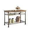 Pemberly Row Traditional styled Kitchen Island in Brown Finish