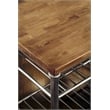 Pemberly Row Traditional styled Kitchen Island in Brown Finish