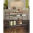 Pemberly Row Traditional styled Kitchen Island in Brown Finish