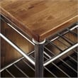Pemberly Row Traditional styled Kitchen Island in Brown Finish