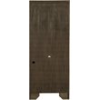 Pemberly Row Modern Bookcase with Cabinet in Burnished Oak Finish