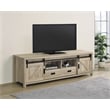 Pemberly Row 2-Sliding Door Wood TV Stand for TVs up to 85