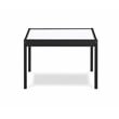 Pemberly Row 3-Piece Wood Dry Erase Kids Table & Chair Set in Black