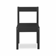 Pemberly Row 3-Piece Wood Dry Erase Kids Table & Chair Set in Black
