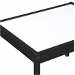 Pemberly Row 3-Piece Wood Dry Erase Kids Table & Chair Set in Black