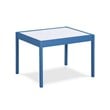 Pemberly Row 3-Piece Wood Dry Erase Kids Table & Chair Set in Dark Blue