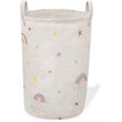 Pemberly Row Printed Foldable Laundry Basket Rainbow Multi-Color