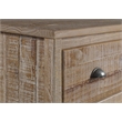 Pemberly Row Solid Wood 5-Drawer Bedroom Chest in Barnwood Finish