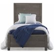 Pemberly Row Solid Wood Twin Platform Bed in Driftwood Gray Finish