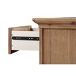 Pemberly Row 5-Drawer Traditional Wood Chest in Biscotti Brown