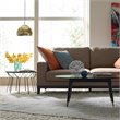 Pemberly Row Modern / Contemporary Coffee Table in Noir Black